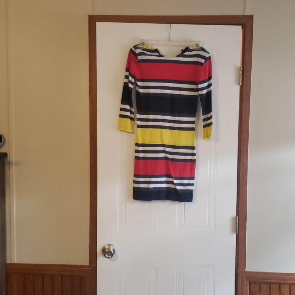 Cute mini dress with shoulder pads